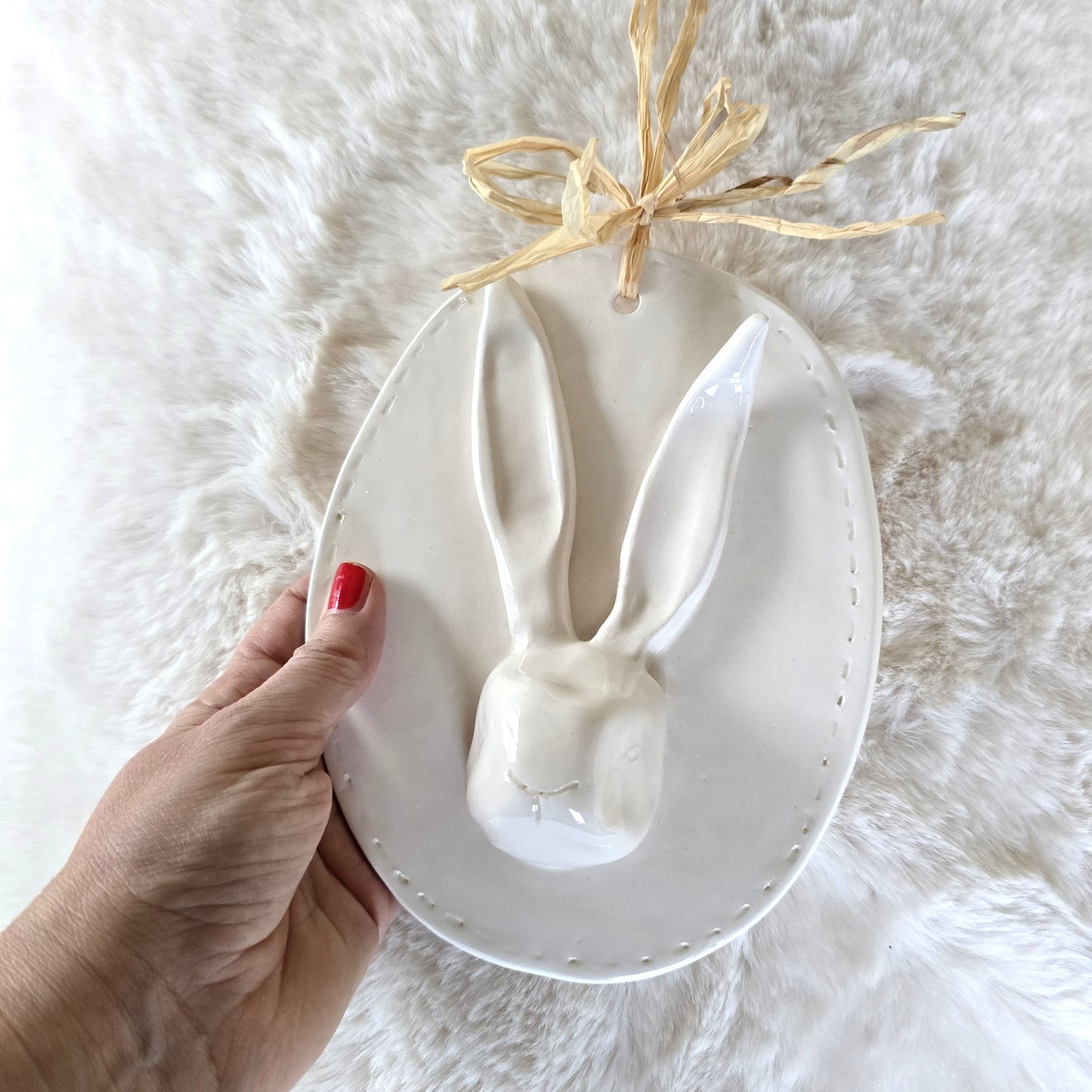 Cadre portrait de lapin